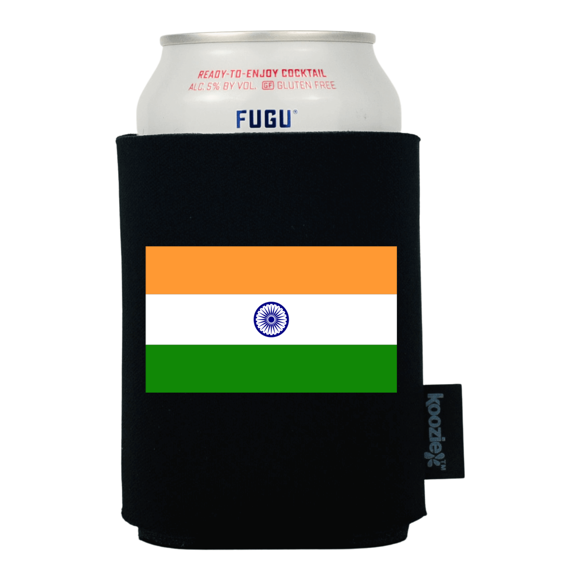 Koozie® India Country Flag Drink Cooler