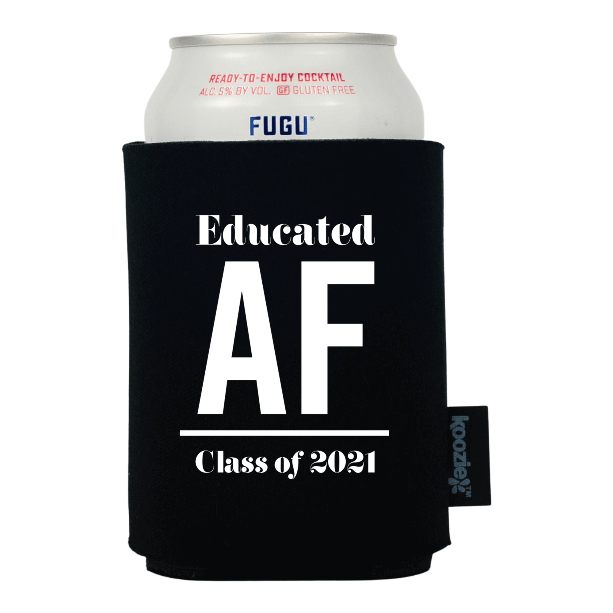 Koozie® Shadowed Text Graduation Drink Cooler