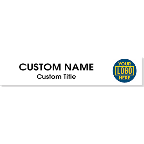 2" x 10" Wall Plate with Full Color Right Logo