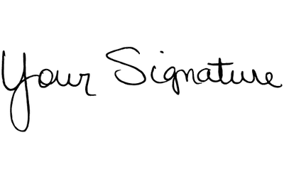 Large Signature Stamp