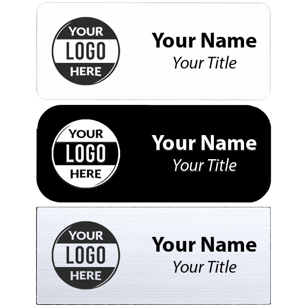 Laser Engraved Name Tag - 1.25