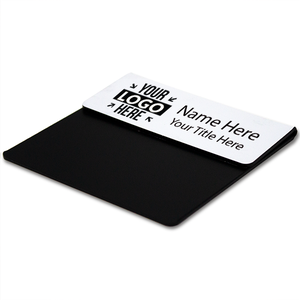 Laser Engraved Pocket Badge - 1.25" x 3" Corner Angle