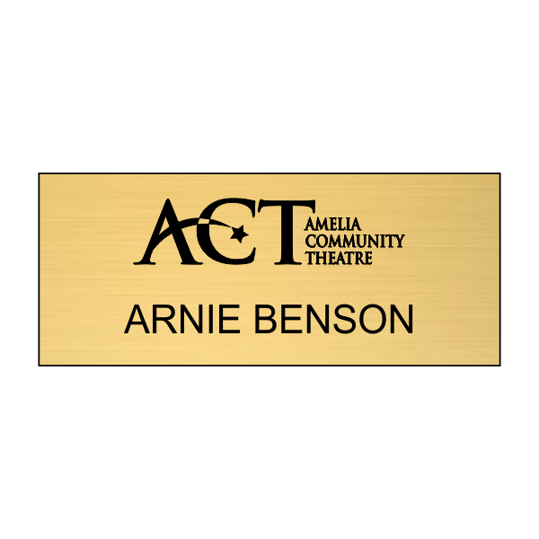 Launch Amelia Community Theatre Name Tag