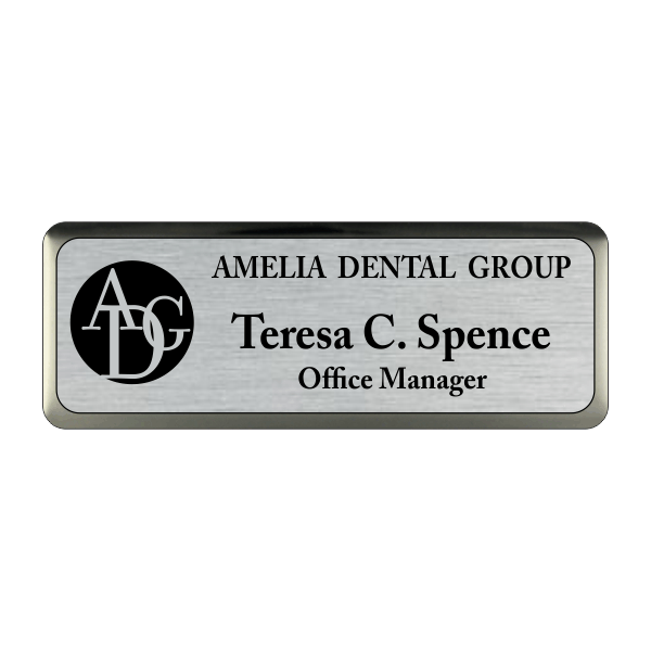 Launch Amelia Dental Group Name Tag