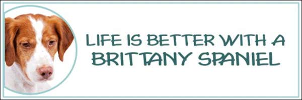 Life is Better with a Brittany Decal