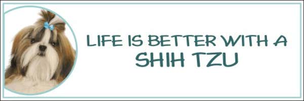 Life is Better with a Shih Tzu Decal