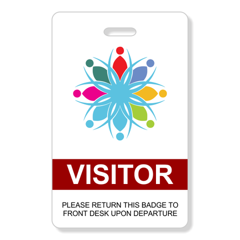 Visitor Badge with Company Logo