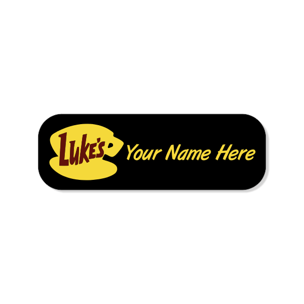 Luke's Cafe Costume Name Tag
