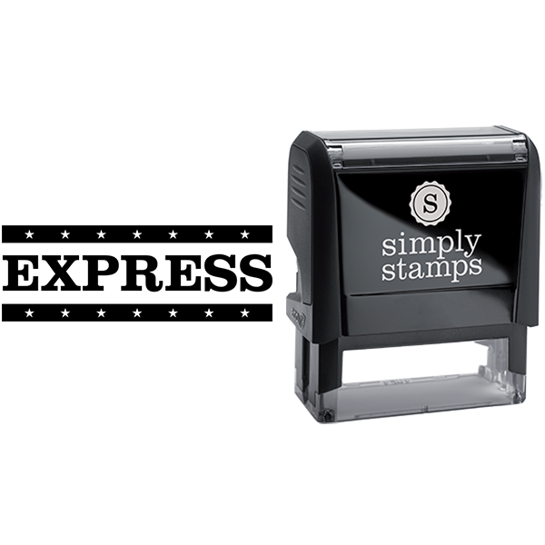 Express with Stars Business Stamp