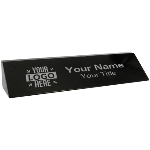 Natural Engraved Marble Desk Name Plate