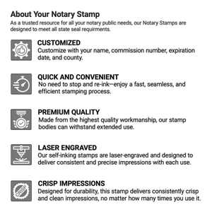 About Your Notary Stamp