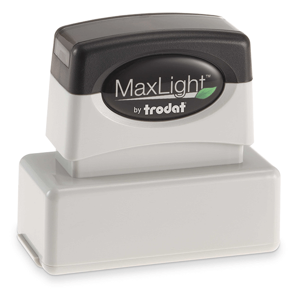 MaxLight Custom Pre-Inked Stamp - MAX-115S -  Black Ink