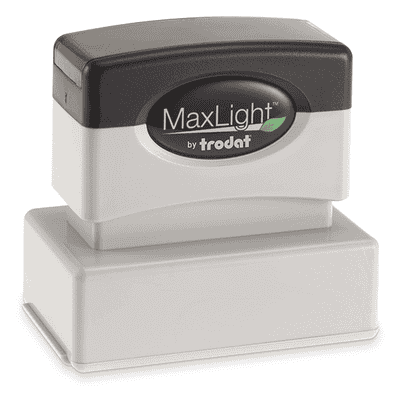 MaxLight Custom Pre-Inked Stamp - MAX-125S -  Black Ink