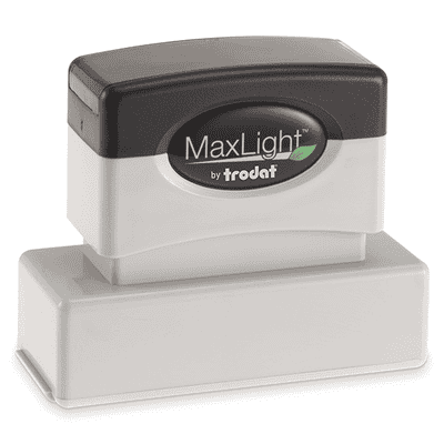 MaxLight Custom Pre-Inked Stamp - MAX-145S -  Black Ink