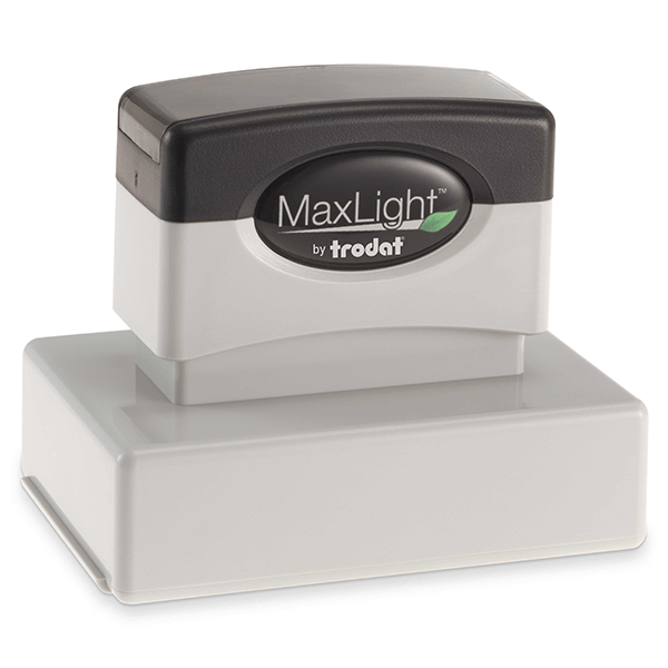 MaxLight Custom Pre-Inked Stamp - MAX-165S -  Black Ink