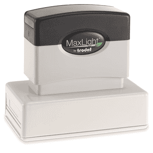 MaxLight Custom Pre-Inked Stamp - MAX-245Z -  Black Ink