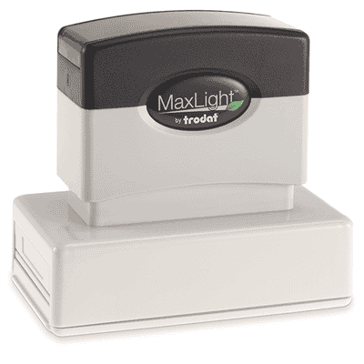 MaxLight Custom Pre-Inked Stamp - MAX-245Z -  Black Ink
