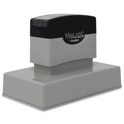 MaxLight Custom Pre-Inked Stamp - MAX-275Z -  Black Ink