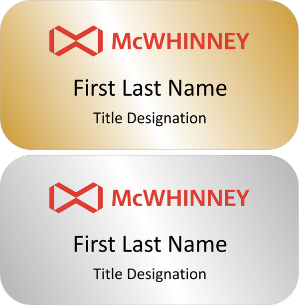 McWhinney Two-Line Name Tag