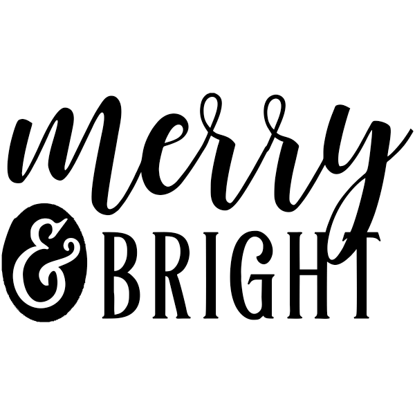 Merry And Bright Craft Stamp | 2