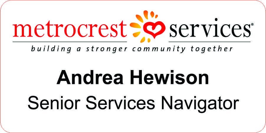 Metrocrest Services Name Tag 1.5 x 3