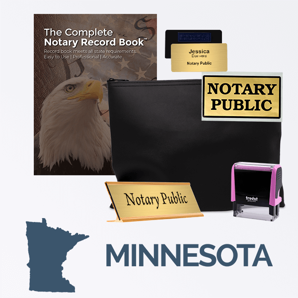 Minnesota Pink Deluxe Notary Kit