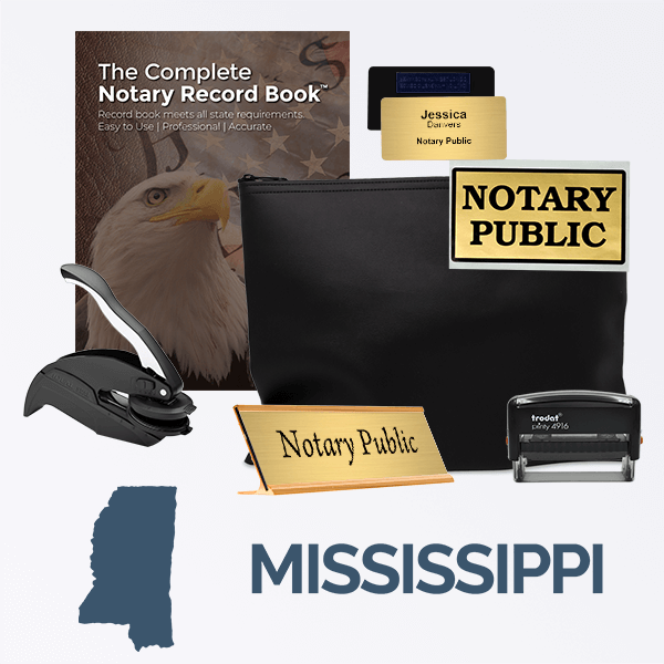 Mississippi Deluxe Notary Kit