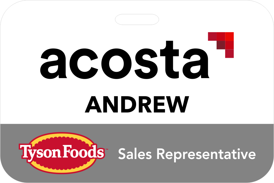Mosaic Pro Acosta Tyson Name Tag