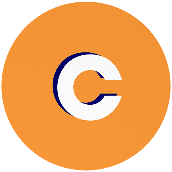 Shadow Monogram Round Mousepad