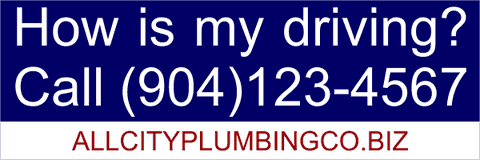 How's My Driving Bumper Sticker