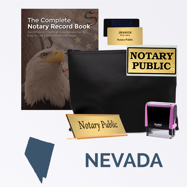 Nevada Pink Deluxe Notary Kit