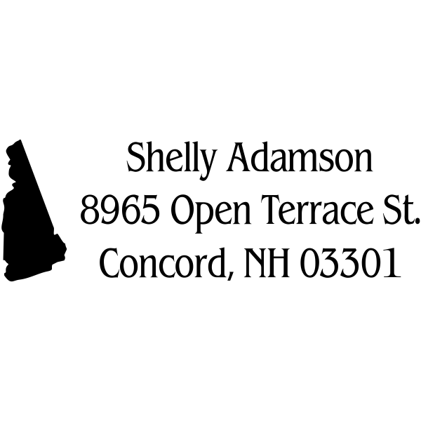 New Hampshire Return Address Stamp