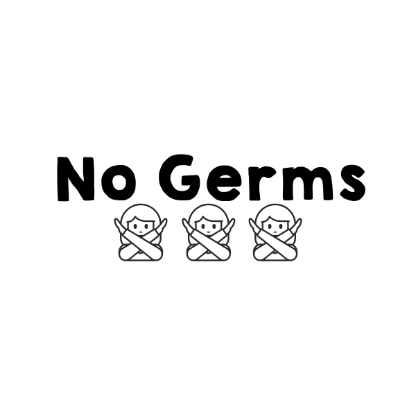 No Germs Teacher Stamp