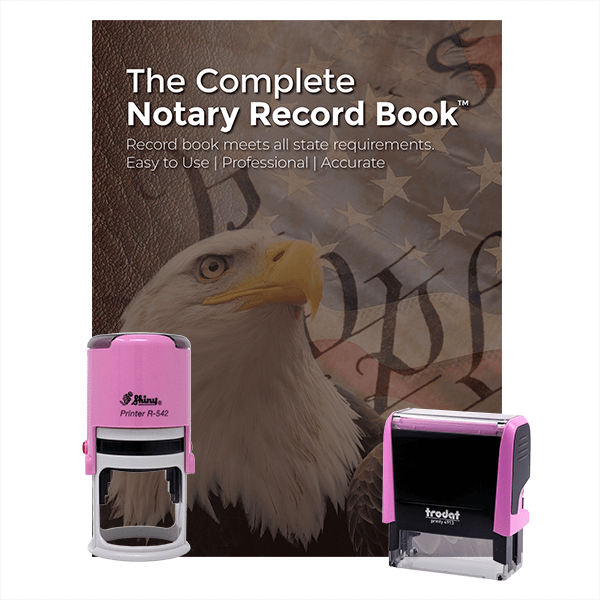 North Dakota Pink Value Notary Kit
