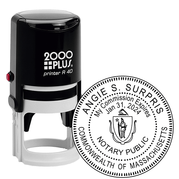 Notary Round Stamp | Self-Inking