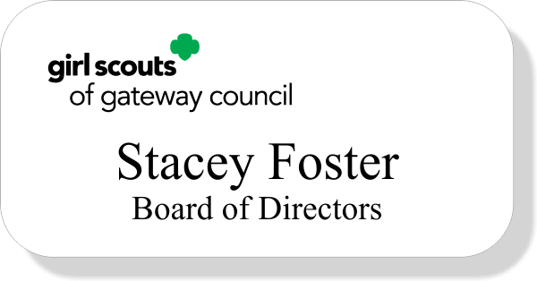 Girl Scouts of Gateway Council Name Tag