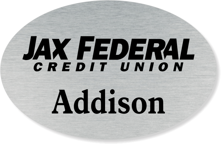 Jax Federal Credit Union Nametag