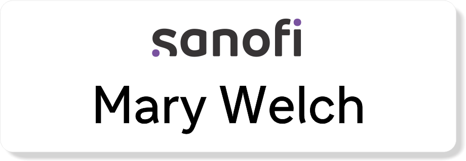 Sanofi - Name Tag