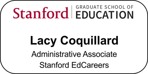 Stanford School of Education Badge