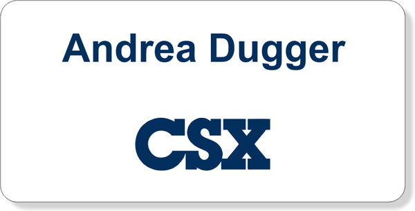 CSX UV Printed Name Tag
