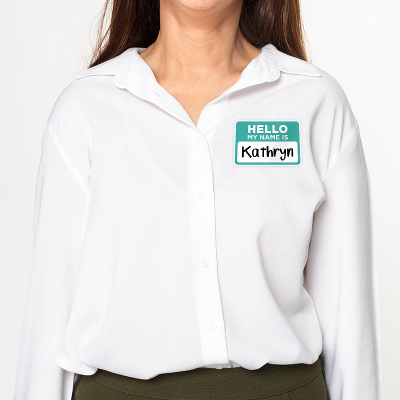 Hello My Name is Sticker