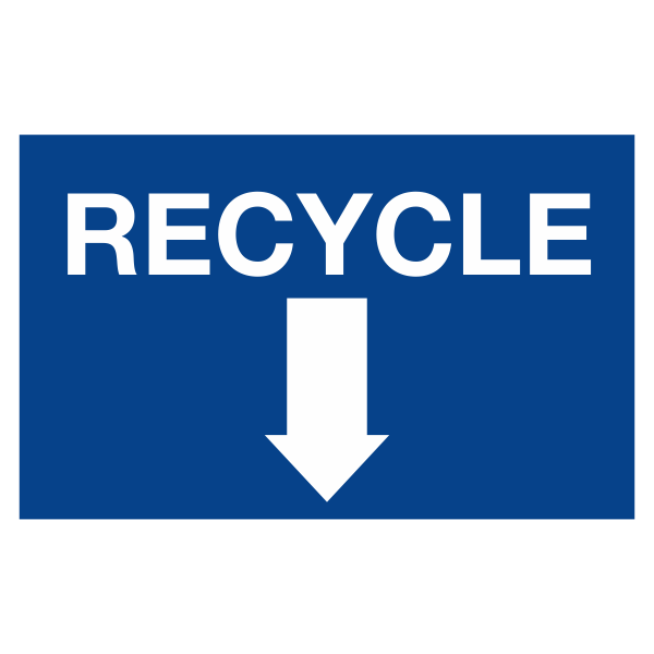 Oakland University 10X16 RECYCLE sign