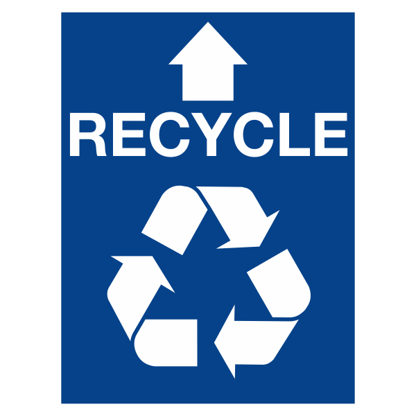 Oakland University 16X12 RECYCLE sign