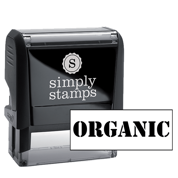 ORGANIC Rubber Stamp