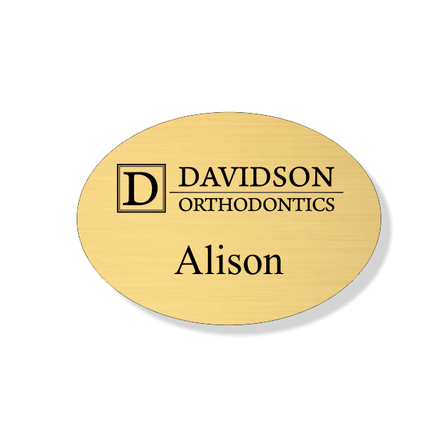 Orthosynetics Davidson Name Tag