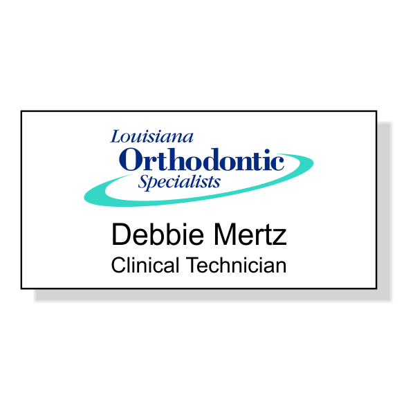 Orthosynetics Louisiana Name Tag