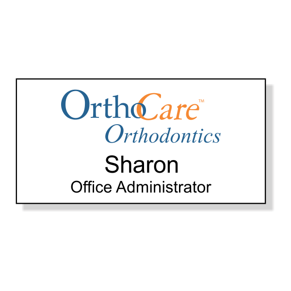 Orthosynetics OrthoCare Name Tag