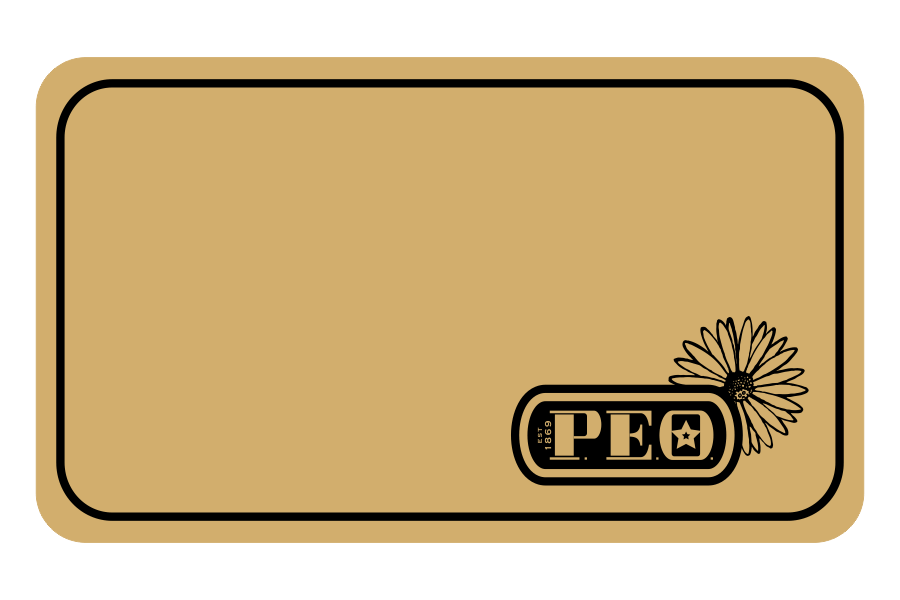 PEO Name Tag - Blank