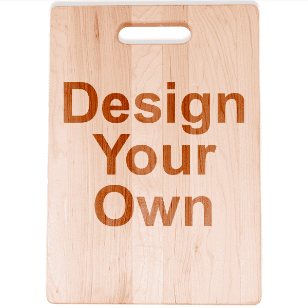 Personalize Your Own Large Maple Vertical Cutting Board