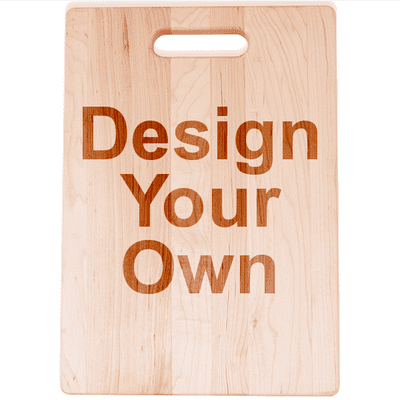 Personalize Your Own Large Maple Vertical Cutting Board